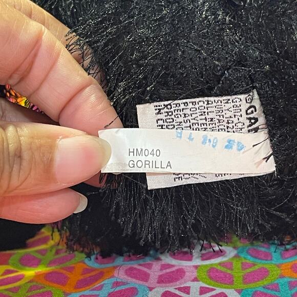 Webkinz Black Gorilla HM040 No Code Stuffed Plush Animal Pet - Picture 4 of 5